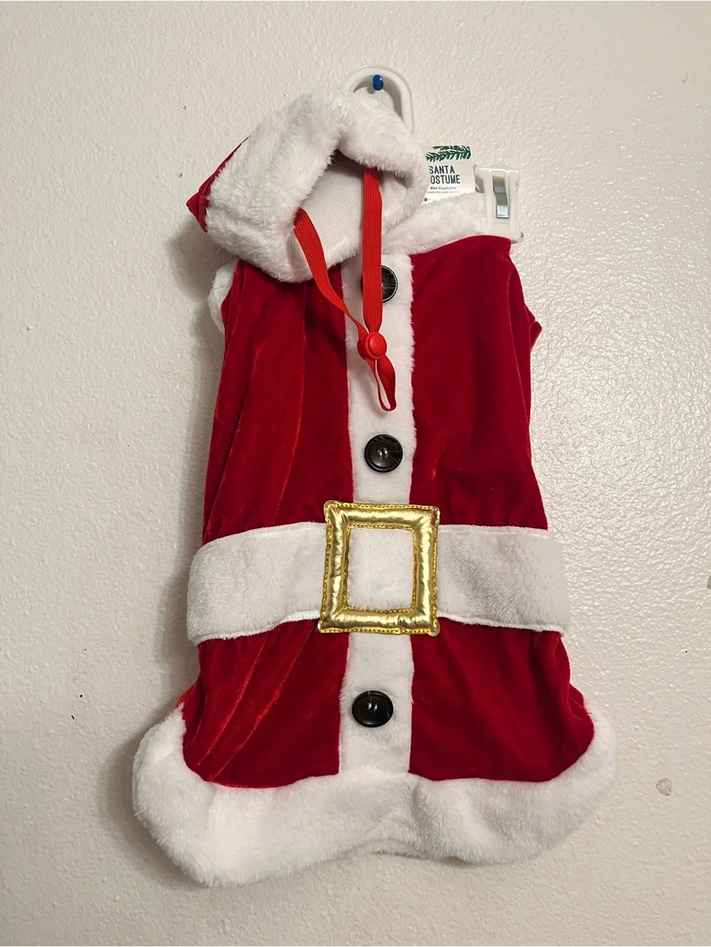 Dog Costume Play Santa Suit M (NWT)
